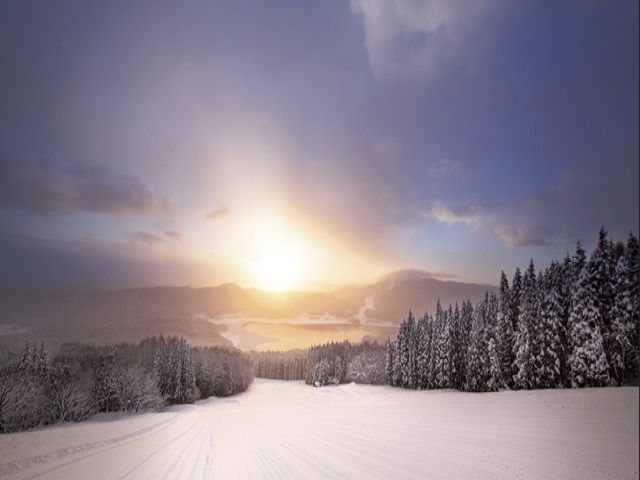 すぐ近くには系列のスキー場があります☆
スタッフ特典で無料でリフト券使えます！