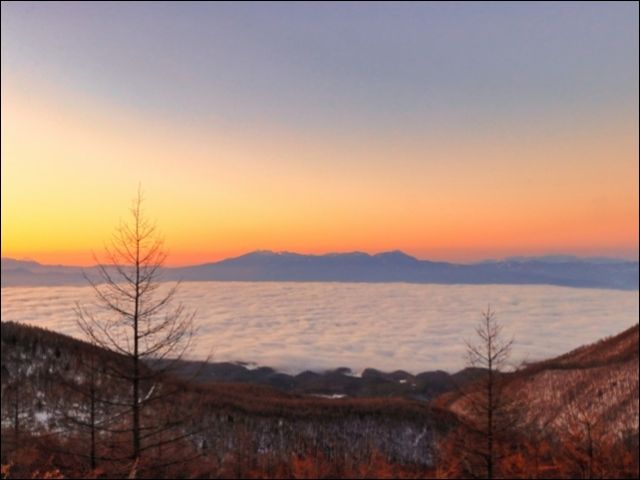 運が良ければ雲海が見れるかも！？