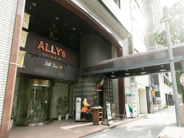 利用客の多い繁華街でのビジネスホテル(^O^)