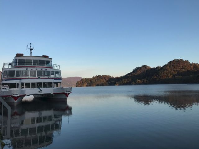 休みの日は十和田湖へぷち観光も！