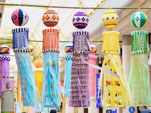 仙台の夏祭り『仙台七夕』です