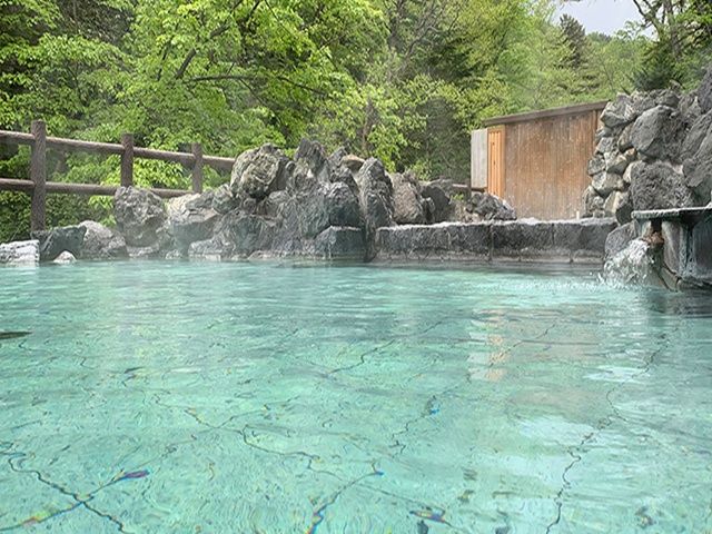 名峰トムラウシ山懐から湧き出る源泉掛け流しの天然温泉にも入り放題！