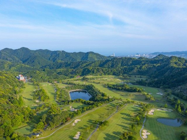 自然に囲まれたゴルフ場！！