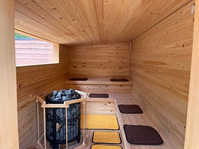 サウナ利用できます！
ご自身で水着の準備してきてくださいね～！