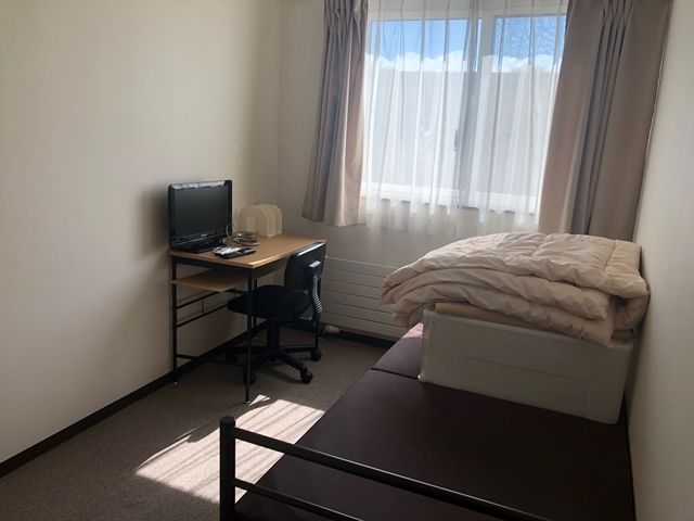 寮は個室を利用可能です！