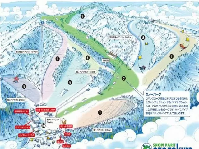 スキー場のマップもご確認ください。