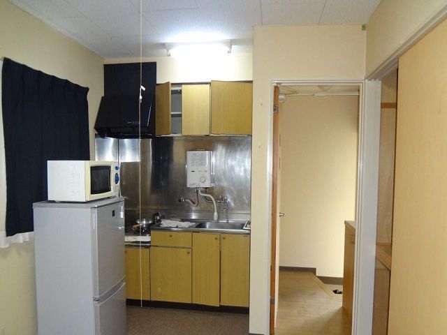 お部屋にキッチンもついてて、しっかり自炊もできちゃいます！