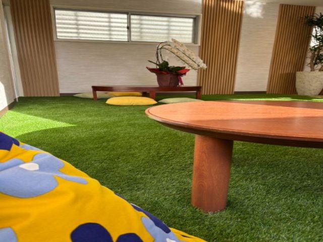実はここ休憩スペースなんです・・・！