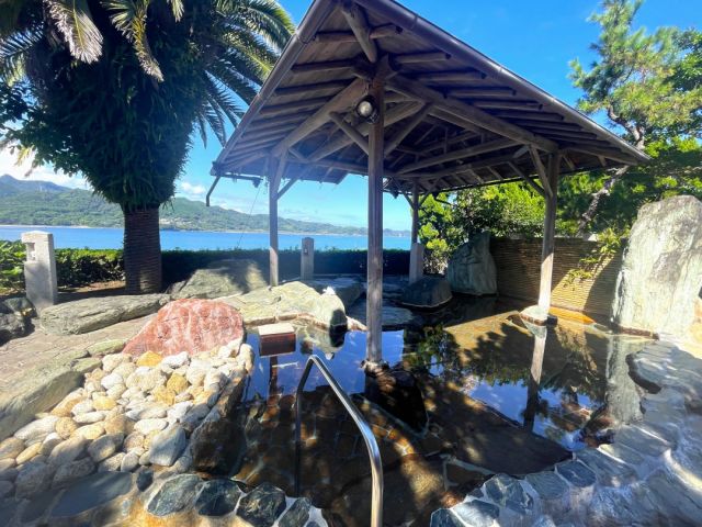 大浴場入浴可能！海が見える露天風呂です