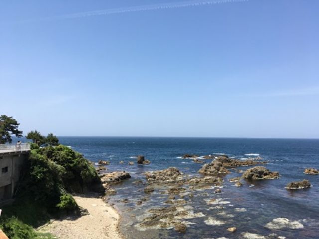 バスを使えば海にも行けますよ☆