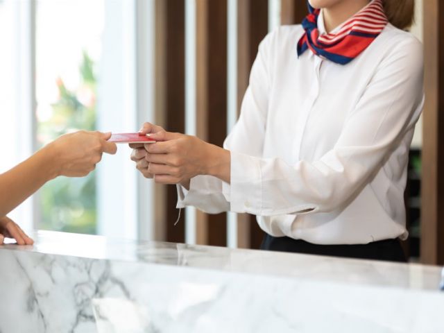 保養所でのフロント業務！！