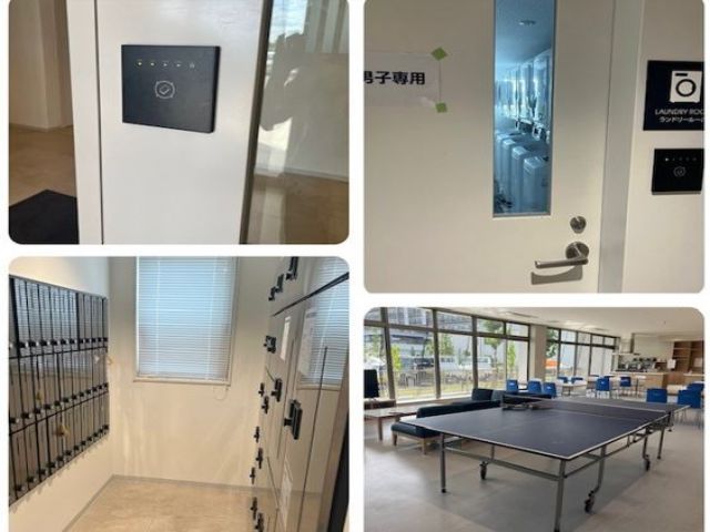 寮は敷地内にあります。綺麗な個室寮◎