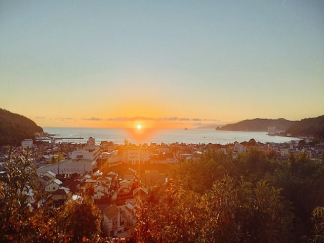 山からの景色も絶景です！