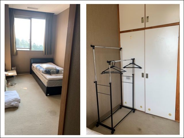 お仕事の後はこちらのお部屋でひと休み
