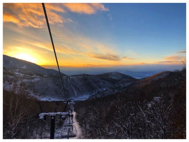雪山の景色は最高です。