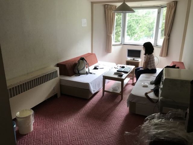 寮は客室利用☆設備も充実♪