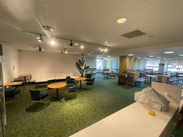 施設内影でのお仕事です♪