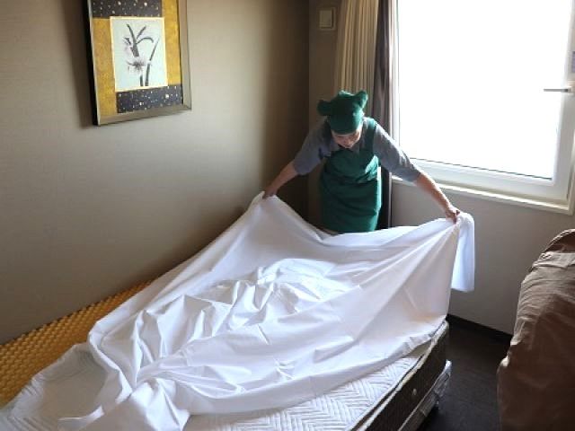 名古屋の中心地にあるビジネスホテルでの清掃のお仕事です！こんな感じでお仕事いただきます！