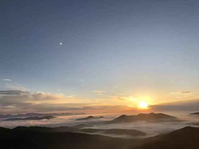 運が良ければ雲海も見られます！