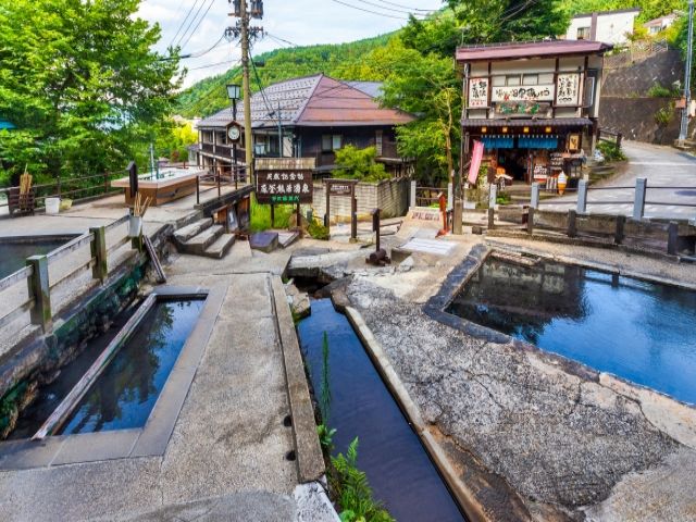 有名な温泉街！