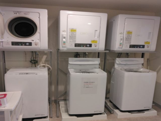 洗濯環境も充実してます。