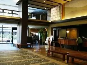 フロントの雰囲気です
和テイストな落ち着きを感じる宿泊施設です
