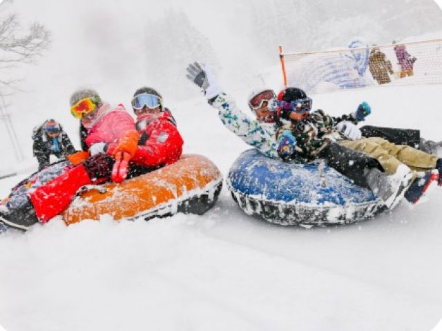 駅から徒歩圏内のスキー場です