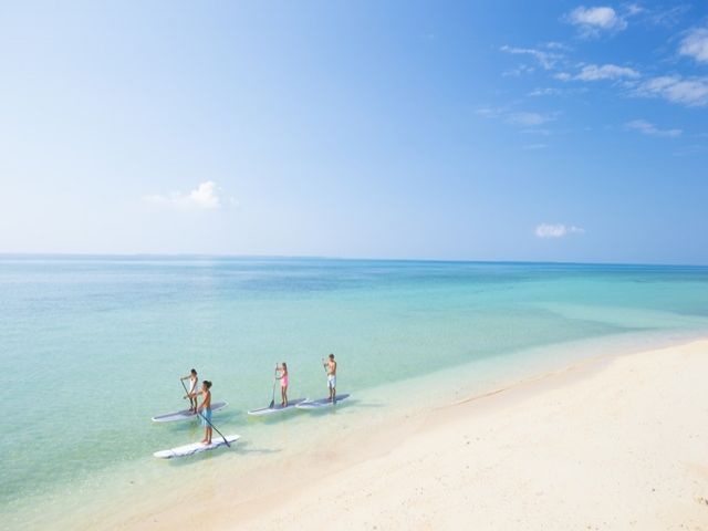 勤務先目の前にはこのビーチがっ☆☆圧巻で贅沢な時間を過ごせます♪