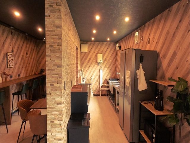 休憩スペースも広々♪オンオフの切り替えは大事ですね！