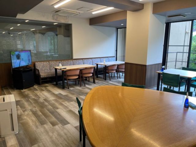 従業員食堂です！
※本社寮（徒歩1分）