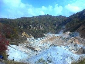 あの登別温泉でのお仕事です♪