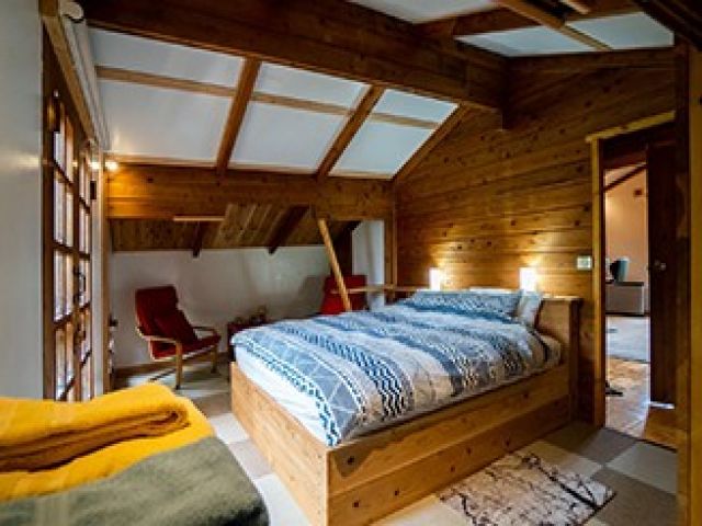 木材をふんだんに使用した温かみのあるコテージです☆