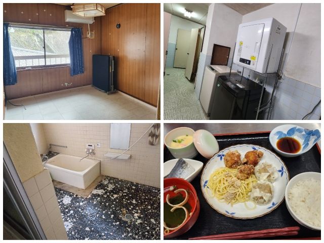 寮や食事はこんな感じ！