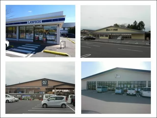 ●寮周辺は店舗もあり便利な立地です