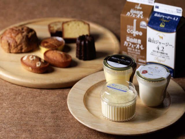 ジャージー牛のミルクを使ったミルキーなプリンが最高！！