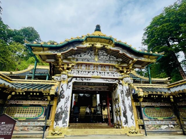 日光東照宮がすぐ近くに、！