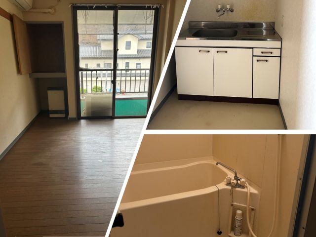 寮はフローリング6畳！バストイレ別なのでとっても快適！