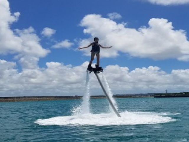 人気急上昇中のフライボートも楽しめます！