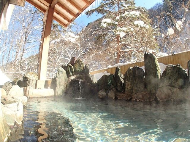 お仕事の後は温泉でリフレッシュ♪