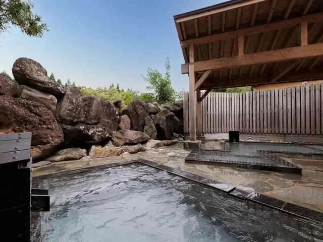 晴天を眺めながらお風呂で大パノラマを満喫♪