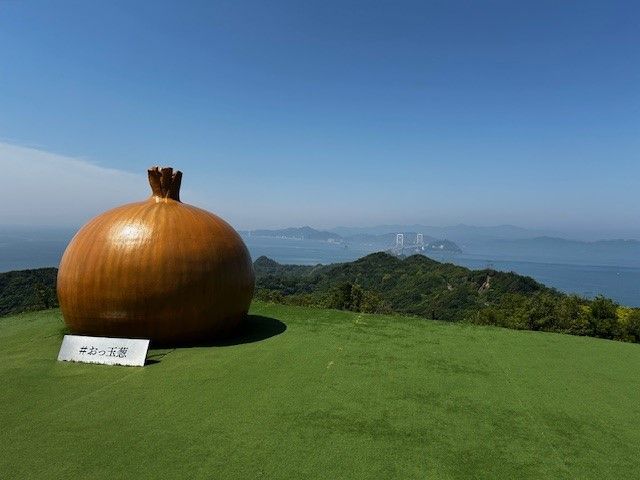 鳴門海峡を一望できる立地です