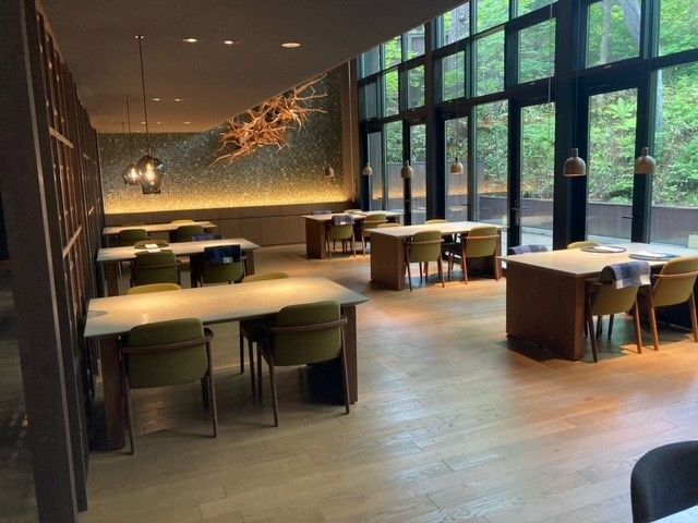 ご就業いただくレストラン会場！