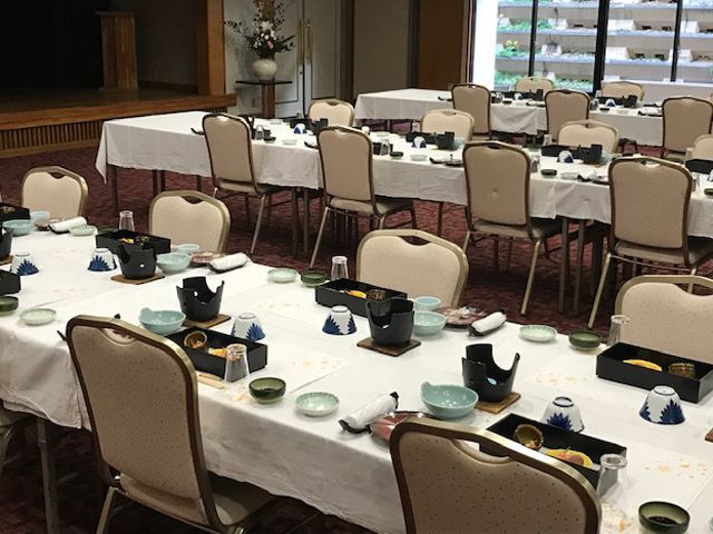 お仕事場はこんな感じ！朝食・夕食のセッティングや配膳など☆