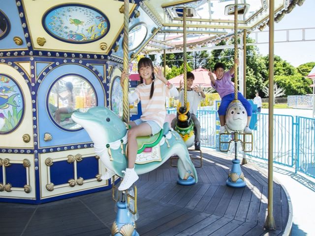 お子様向けの遊園地エリアのお仕事です◇
笑顔があふれる楽しい職場です!!