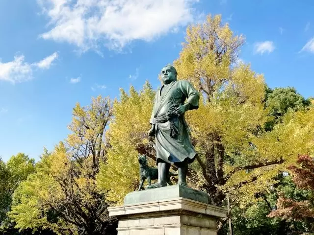 【薩摩へゆくさ！】と西郷さんも言ってます！※薩摩へようこそとの事です！
