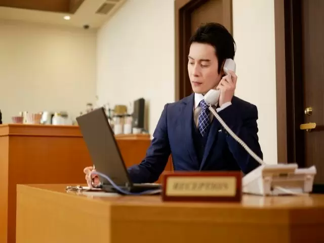 大人気フロントのお仕事です☆