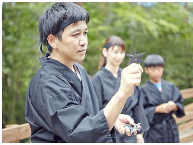 忍者体験なども出来る楽しいテーマパークです！