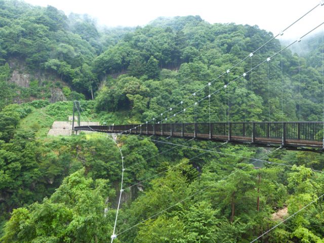空気が気持ちいい♪休みの日吊り橋までおりて気分をリフレッシュ！