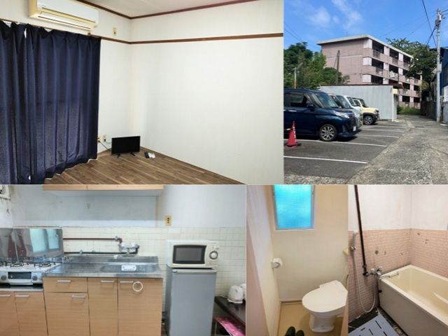 寮は広めの個室!!
風呂トイレ付でキッチンもあり♪