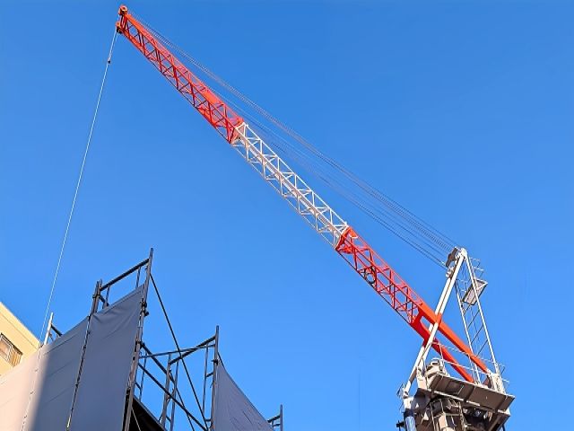 ホテルの建設を間近で見れるチャンス！
